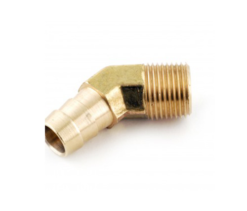 1/8 NPT x 1/4 hadicový barb Fitting 45 ° mužský loket